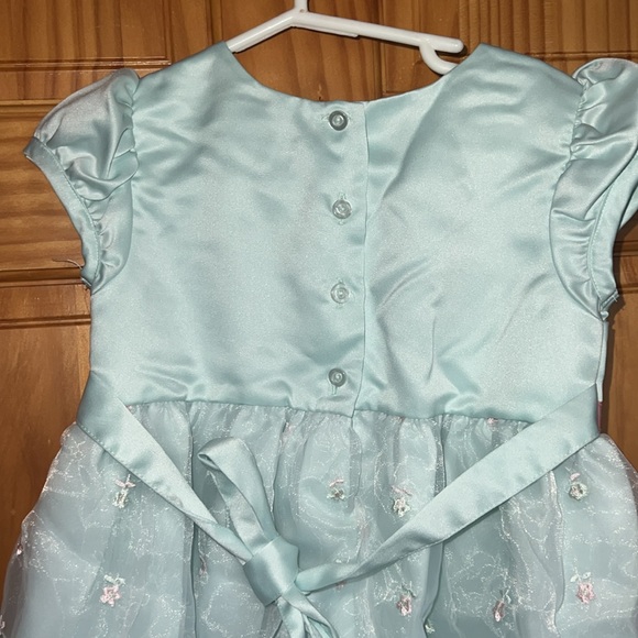 Youngland Light Teal and Pink Summer Dress [Size 6] - Picture 12 of 15